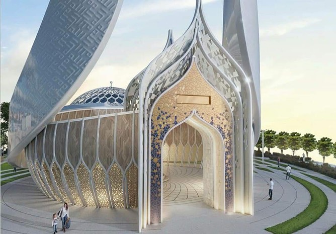 Проект азербайджан. Мечеть Гейдара Алиева в Баку. Мечеть в Шуше 2021. Мечеть Саатлы Шуша. Шуша мечеть Азербайджан.