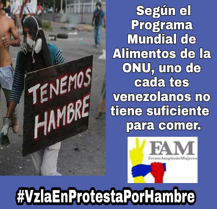 FteMujeresVzla's tweet photo. Nuestros niños ya perdieron una talla debido a la falta de alimentos y a la crisis humanitaria que vive el país. Esto tiene que parar. #VzlaEnProtestaPorHambre https://t.co/4erbgFFvli