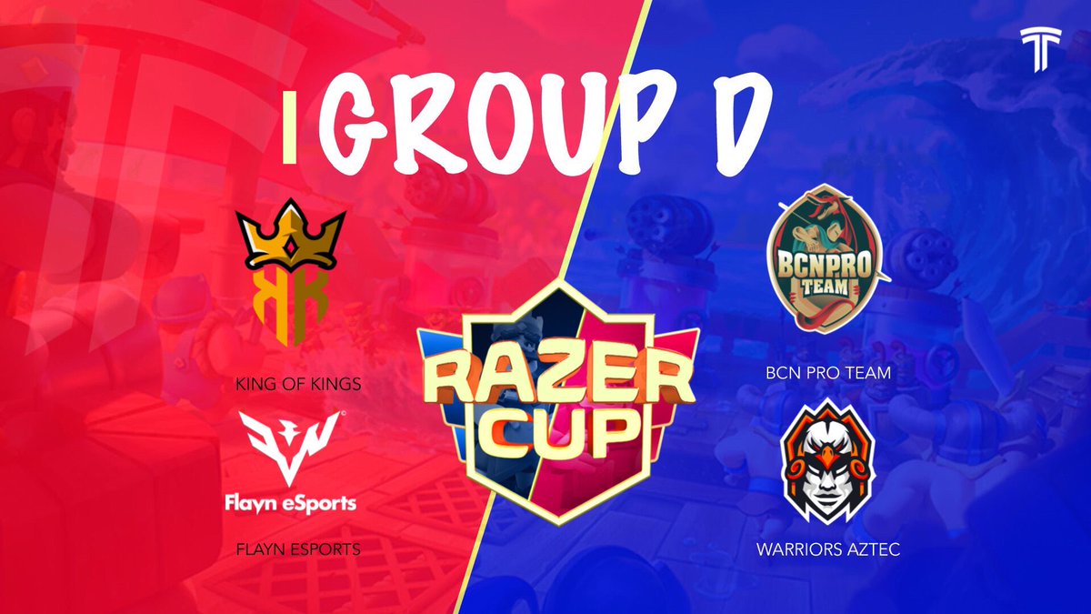 Let the games begin ... this weekend we're finally starting with the first matches! Follow us to stay tuned✅

🇦🇹<a href="/FYNmobile/">Flayn eSports Mobile</a> 
🇪🇸<a href="/BCNProTeam/">BCN Pro Team</a> 
🇲🇽@WarriorsAztecGG 
🌏<a href="/KingOfKings_GG/">King Of Kings 👑</a> 

#ClashRoyale #RazerCup1