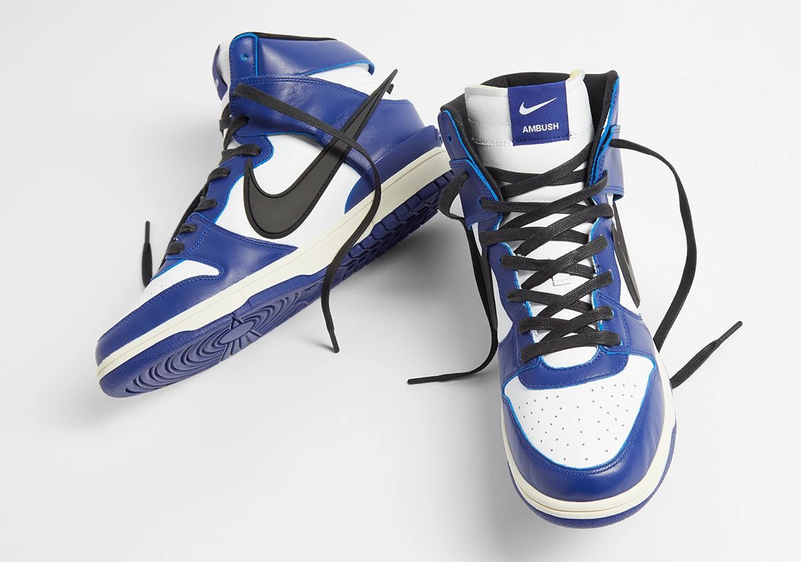 sneakerlinkscom's tweet photo. [Upcoming Release]

👟 AMBUSH x Nike Dunk High "Royal"
📅 May 18, 2021
🔗 https://t.co/6zbRBD8BPe https://t.co/8xpoLlROmh