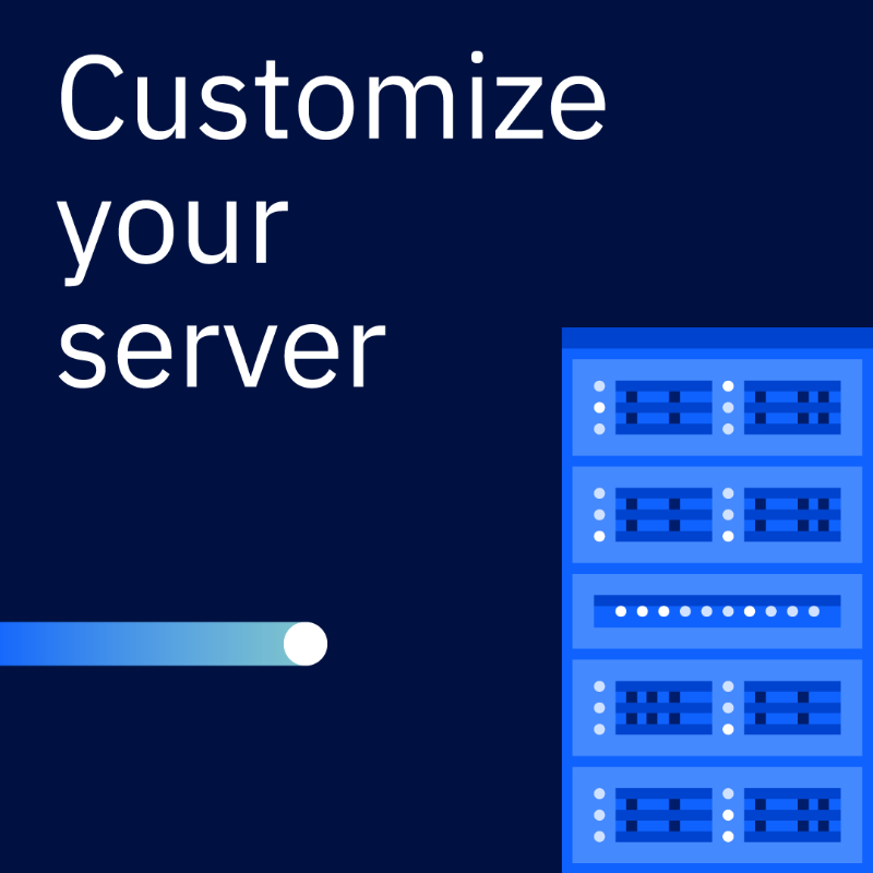 IBMcloud's tweet photo. Custom bare metal configurations. On-demand deployment in 60+ data centers. Unlimited inbound bandwidth. 20 TB of outbound bandwidth cost-free. What are you waiting for? Customize your server today:
