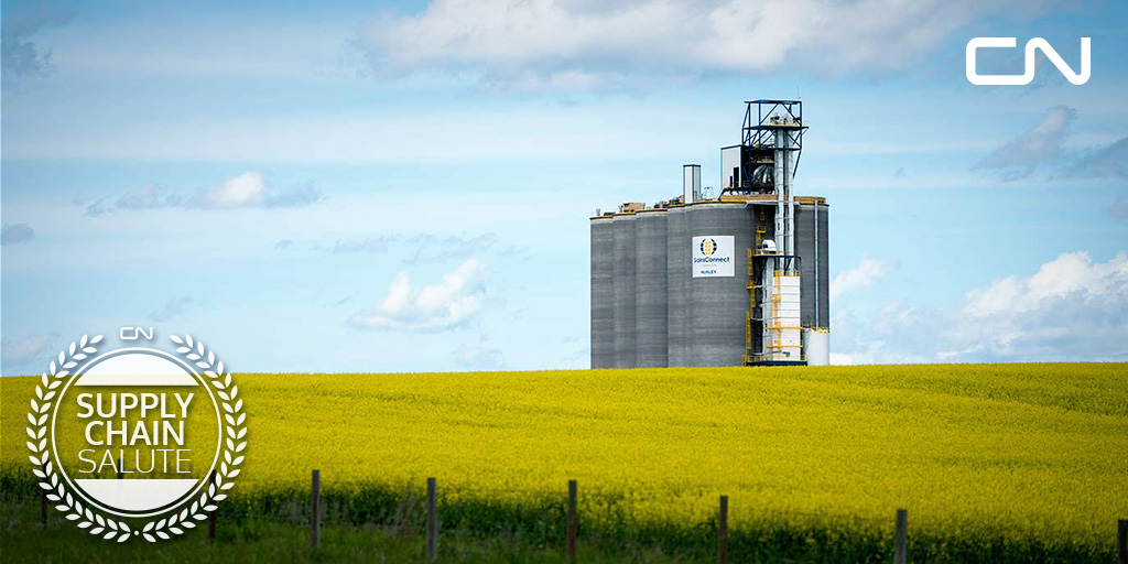 CNRailway's tweet image. Sending a #SupplyChainSalute to CN partner @GrainsConnectCA on being a 2021 winner of Canada’s Best Managed Companies Program! Congratulations to the entire GrainConnect Canada team. Read more: bddy.me/3uKcqiC
