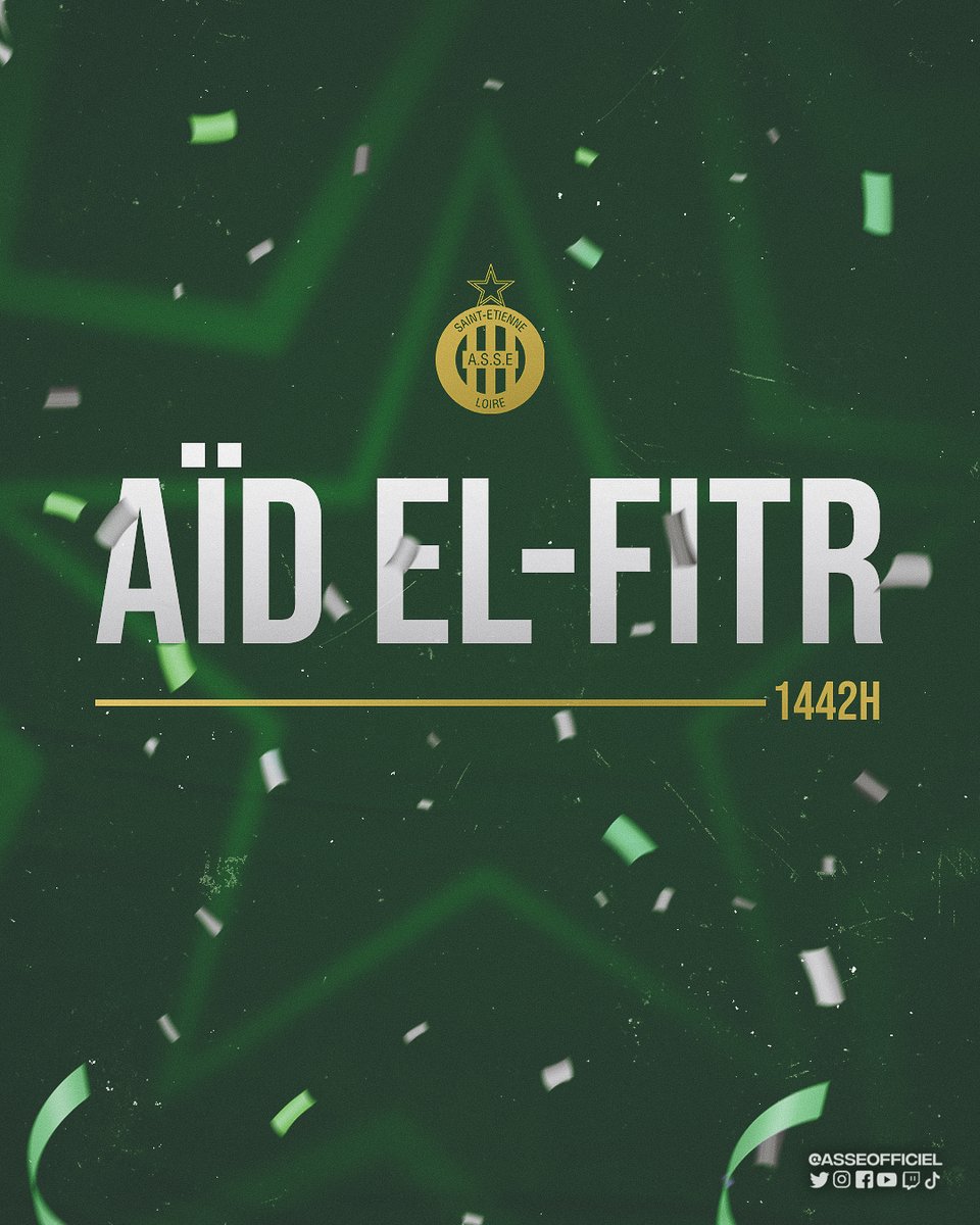 ASSEofficiel's tweet photo. #EidMubarak à tous ceux qui célèbrent l’Aïd-el-Fitr au sein de la famille Verte ! 💚 https://t.co/irRYzRo4dS