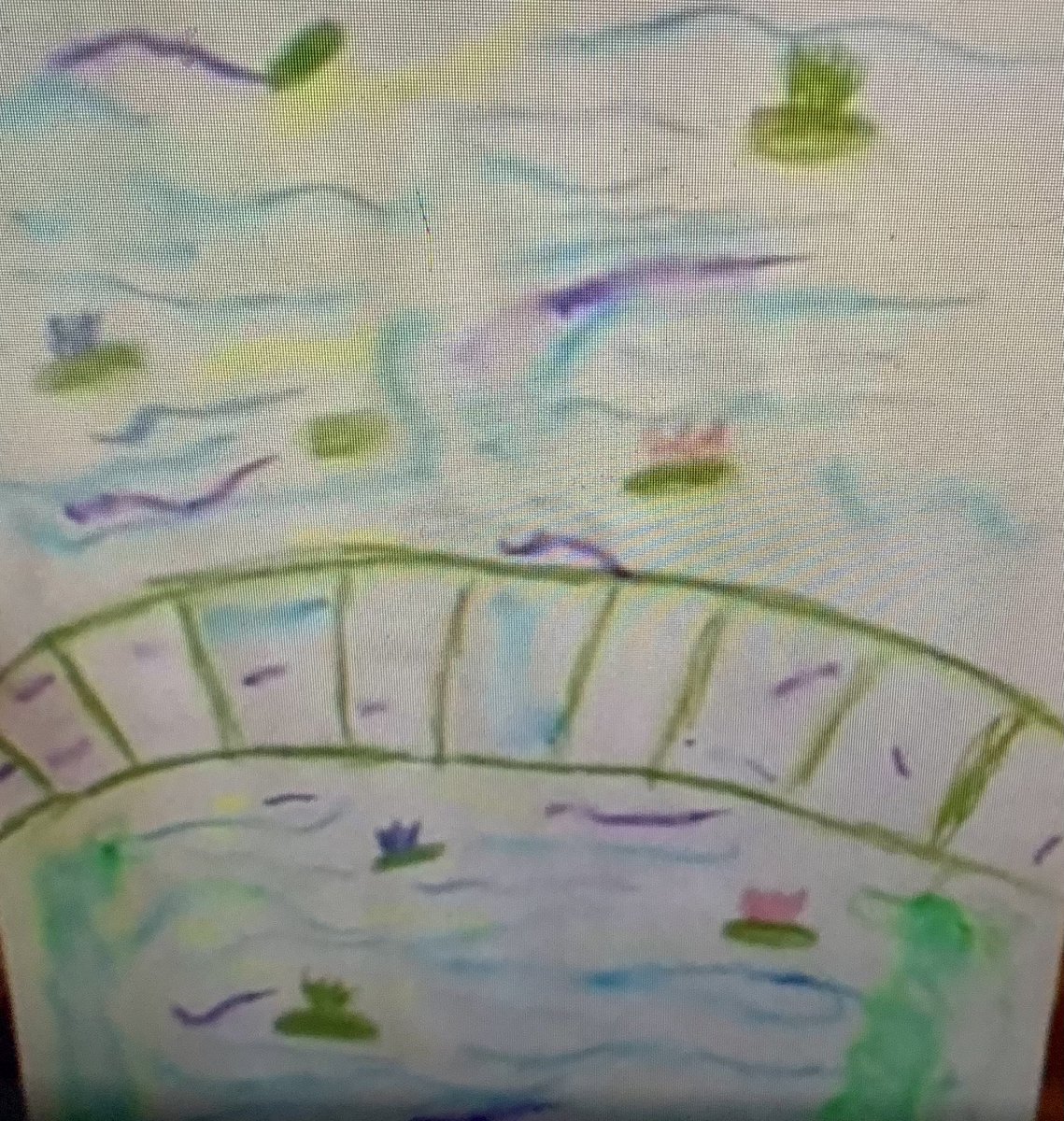 NancyLynneAnde1's tweet photo. In Art we learned about Monet and Impressionism. Fun! @StMartinOCSB @ocsbVirtual https://t.co/irvKTm078N