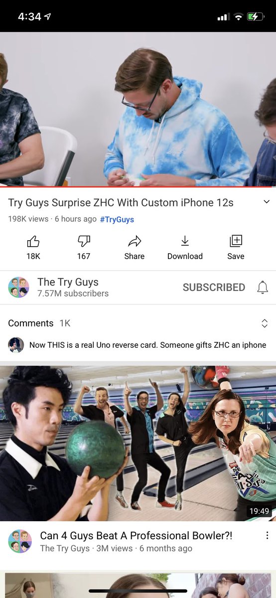 beccboot's tweet photo. @tryguys @zhc_yt Never miss a video! ❤️ From Buzzfeed to now, love the Try Guys! https://t.co/RlnCXr6fE8