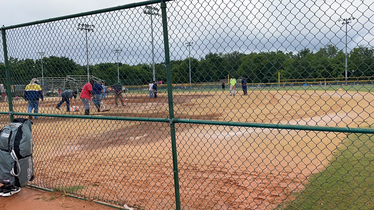 The Field Crew is hard at work! Should be starting soon!