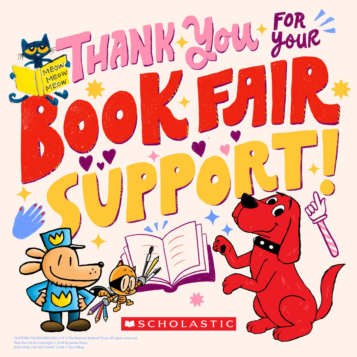 Thank you, CGE Timberwolves &amp; families, for an amazing book fair! I was so happy to see you choosing new books that you love for your home libraries!