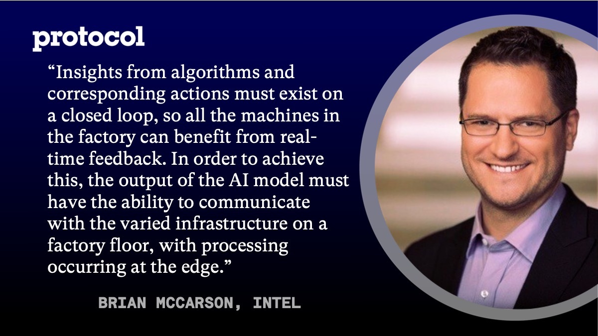 At Intel, we know adoption of #AI will increase only when it is made accessible and the barriers to entry are lowered. More in my latest braintrust for <a href="/Protocol/">Protocol</a>: protocol.com/braintrust/ai-… #IamIntel