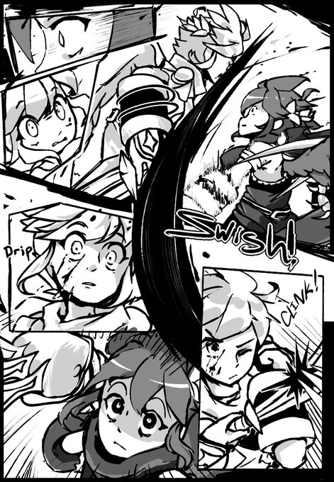 here are more pages to the comic! had a fun time making these! ✨ 