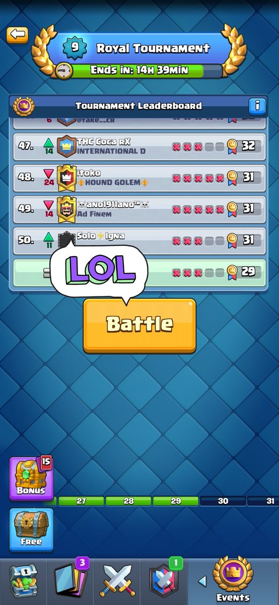 So close😲. Btw It will be a good badge for a mini if I'll lose 2 in a row