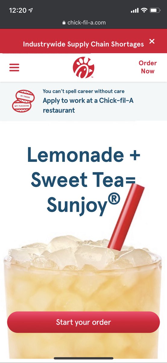 mit_ebhalani's tweet photo. Not Chick Fil A trying to rename the Arnold Palmer for clout 😒 https://t.co/Kr8PNlRM4U