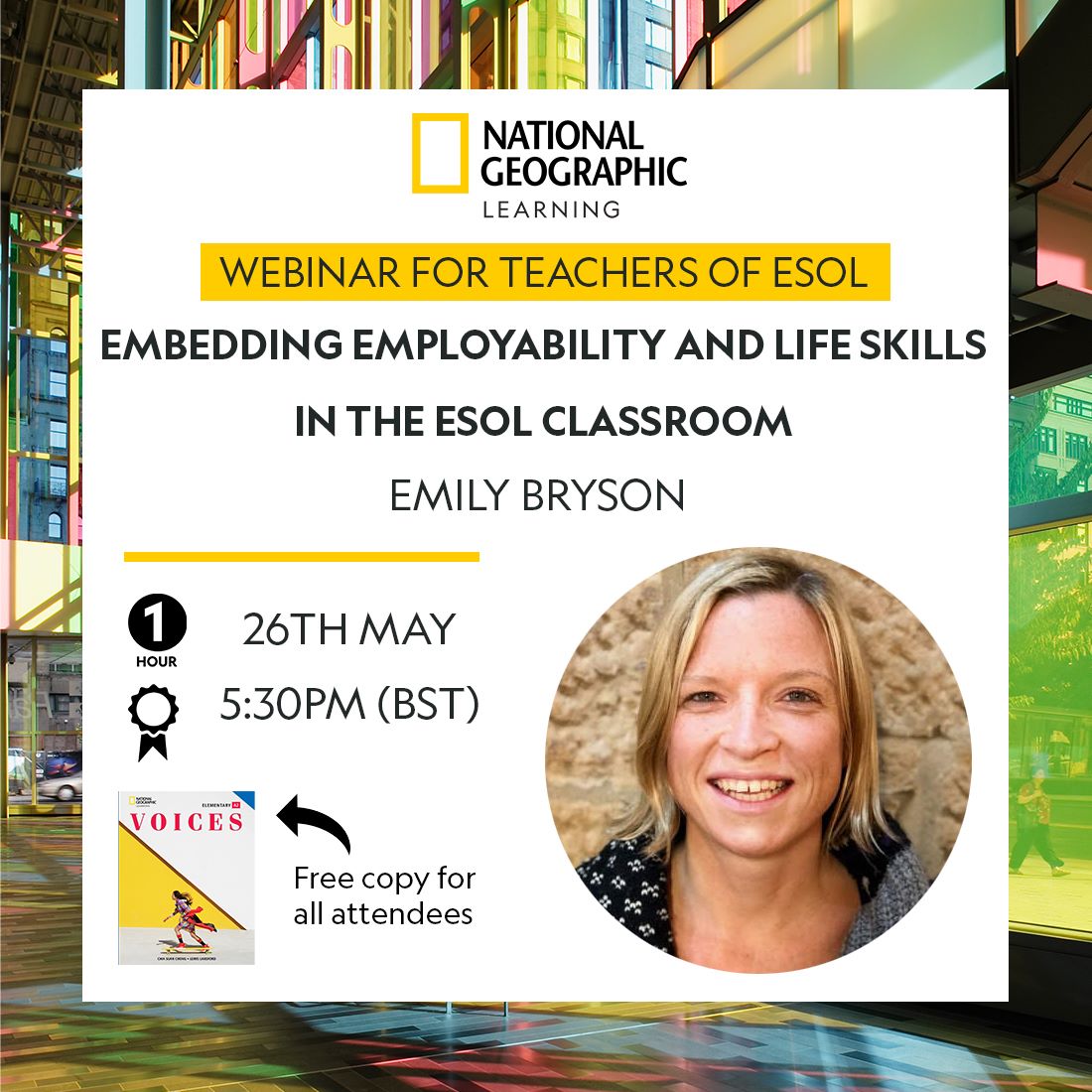 Join me for my first webinar for @ELTNGLEurope on 26th May. I'll be sharing my knowledge on how to embed Employability and Life Skills into the ESOL classroom: lnkd.in/d-Gxik4
#ESOL #ESOLChat #refugees #employability #TESOL #NATECLA #lifeskills @iateflesolsig