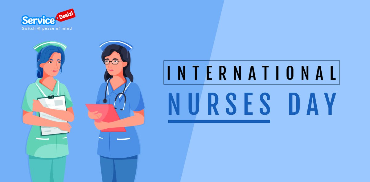 ServiceDealz's tweet photo. #InternationalNursesDay2021 

#ThankYouNurses  for going the extra mile in your efforts to nurse the world to health during #COVID19 

Salute our nurses for their enthusiastic endeavors during #COVID19Pandemic times.... https://t.co/vGvWZbIDTJ