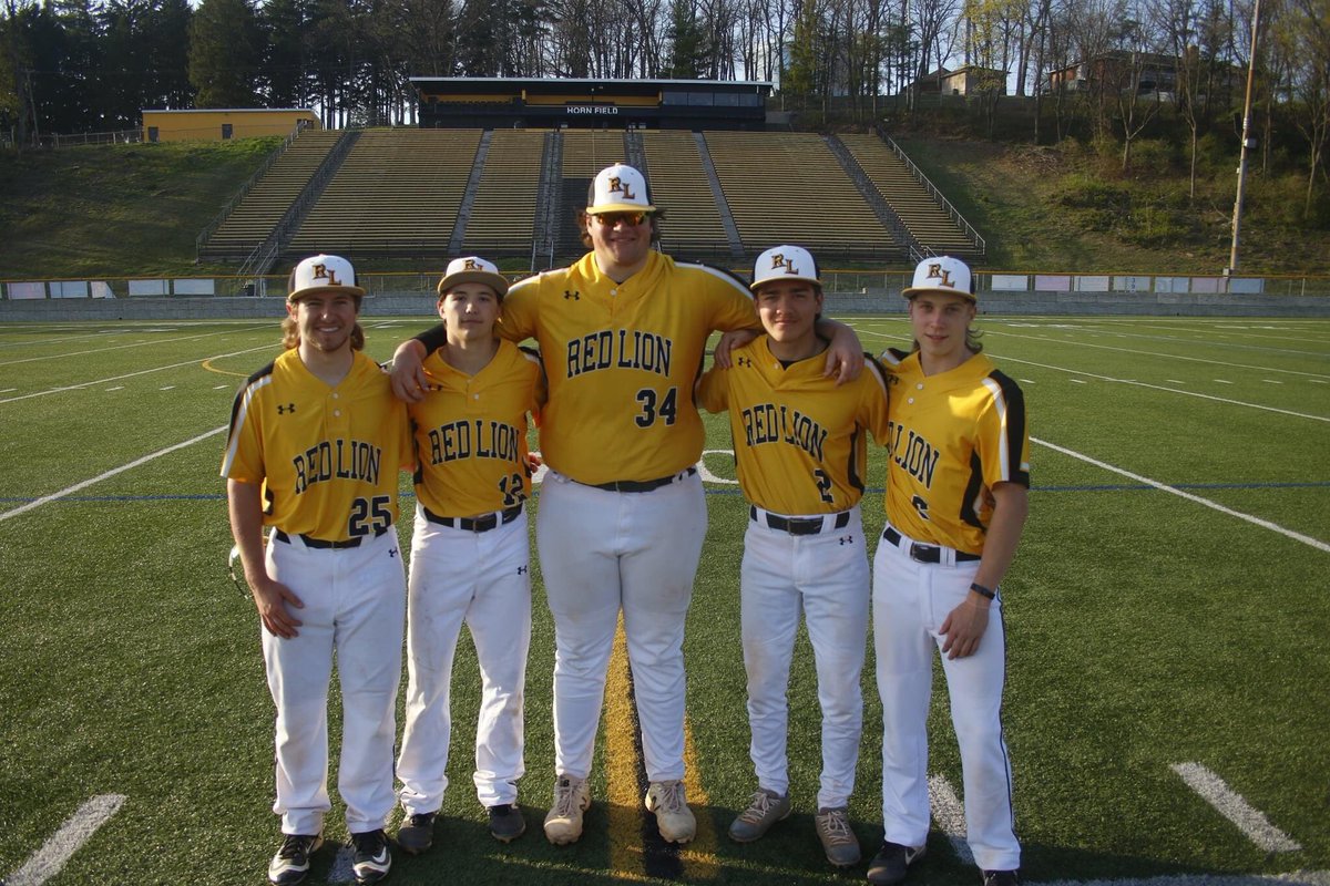 Senior Night tonight at Horn field! Ceremony starts at 6:40pm with the game at 7:00pm vs Southwestern. Come out and celebrate our 2021 seniors: Nick Hardesty, Christian Dennison, Shane Guise, Kyle Daugherty and Jakob Earnest. Go Lions!