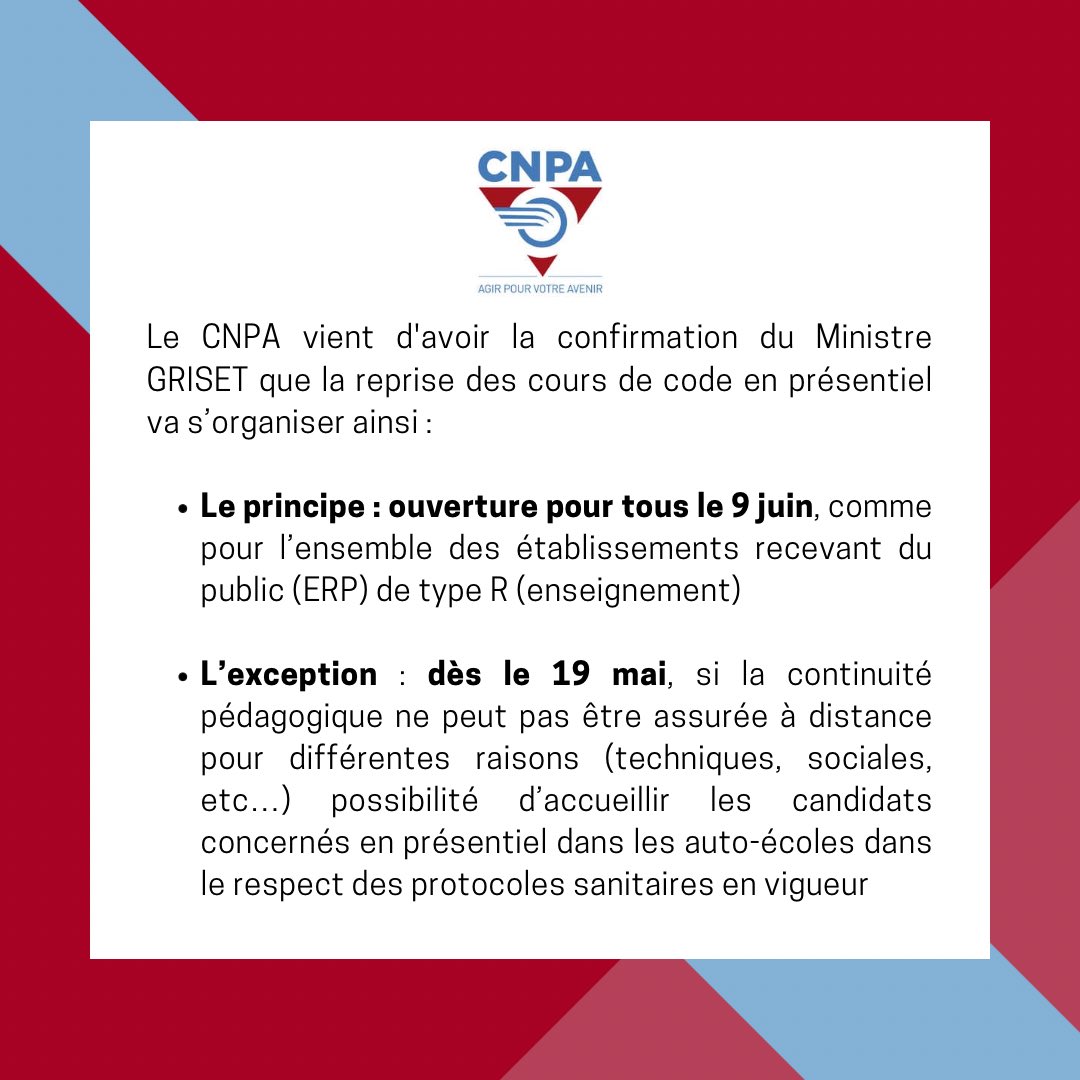 PatriceBessone's tweet image. 🌐 Reprise des cours de code en présentiel #autoecole #coursdecode #enseignantdelaconduite #educationroutiere