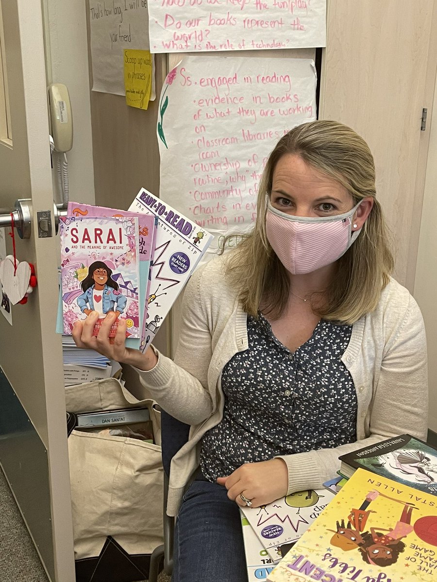 JCareyReads's tweet image. Job perk. Buying new books to keep our kids loving reading. Thank you  @BNptierneyCT for always taking such good care of us. #seshasjoy @SaugatuckSeals