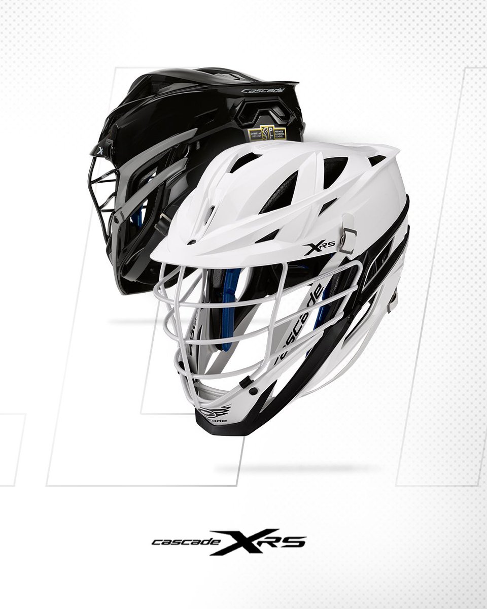 CascadeLacrosse's tweet photo. Introducing the XRS, combining all of our best protection-first technology, innovative design characteristics, attention to detail, comfort and style so you can confidently leave it all on the field. We went all in, so you can go all out. Available June 1st. https://t.co/TtV38xdJpm