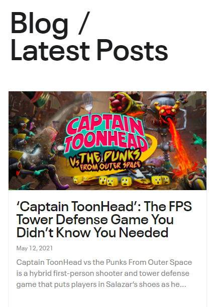 TeravisionGames's tweet photo. OMG!! Our VR game Captain ToonHead vs The Punks from Outer Space is featured in the official Oculus Blog!!! This is HUGE! Thanks @oculus @OculusGaming for supporting this crazy game made in Colombia! 📺🔨🔫🦖

https://t.co/w09QiaatWY https://t.co/eQLBCR8HYv