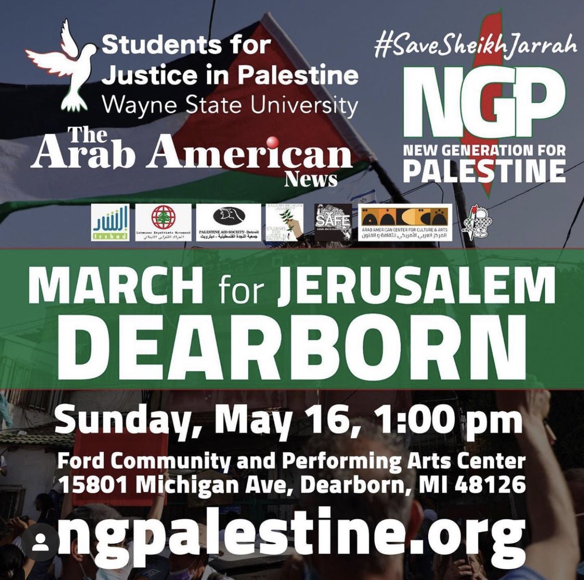 Join us for The March for Jerusalem!