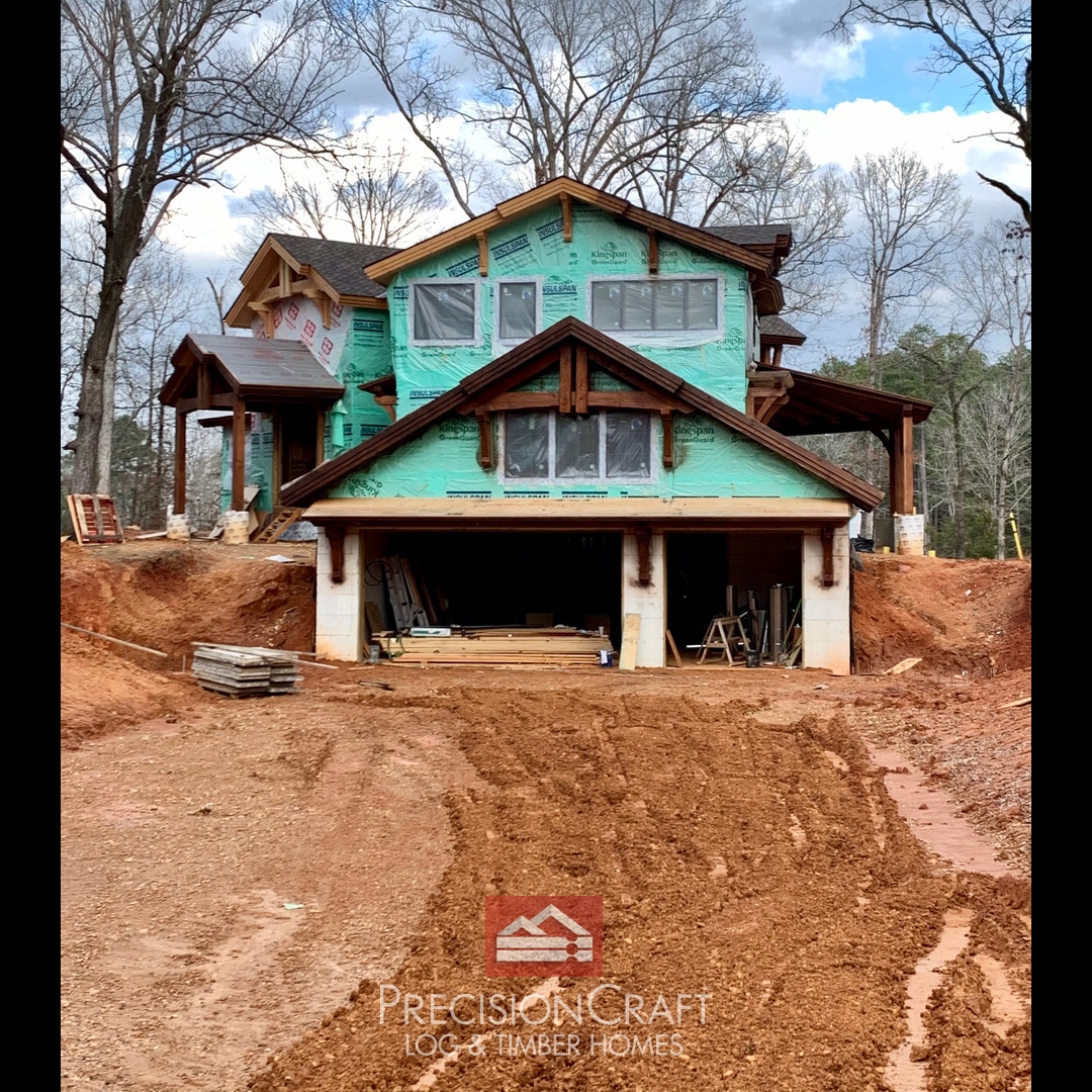 PCLog_Homes's tweet photo. The stain application is in progress at this one-of-a-kind timber home in Texarkana. So excited to see this home come to life!
#timberframehome
#texarkanahomes
#customhomes
#texascabins
#texastimberframehomes
#rusticcabins https://t.co/hHyFSdMVg7