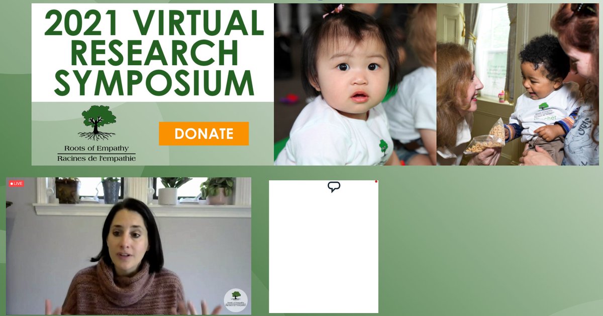 RootsofEmpathy's tweet photo. Join Prof. Mary Helen Immordino-Yang our Keynote Speaker now as she discusses the Importance of Empathy and Social Interaction in Brain Development. Join now: https://t.co/hkWwohkW19
#RootsOfEmpathySymposium https://t.co/N1jihNXXAZ