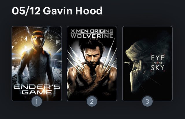 Hoy cumple años el director Gavin Hood (58) Happy Birthday ! Aquí mi mini ranking: 