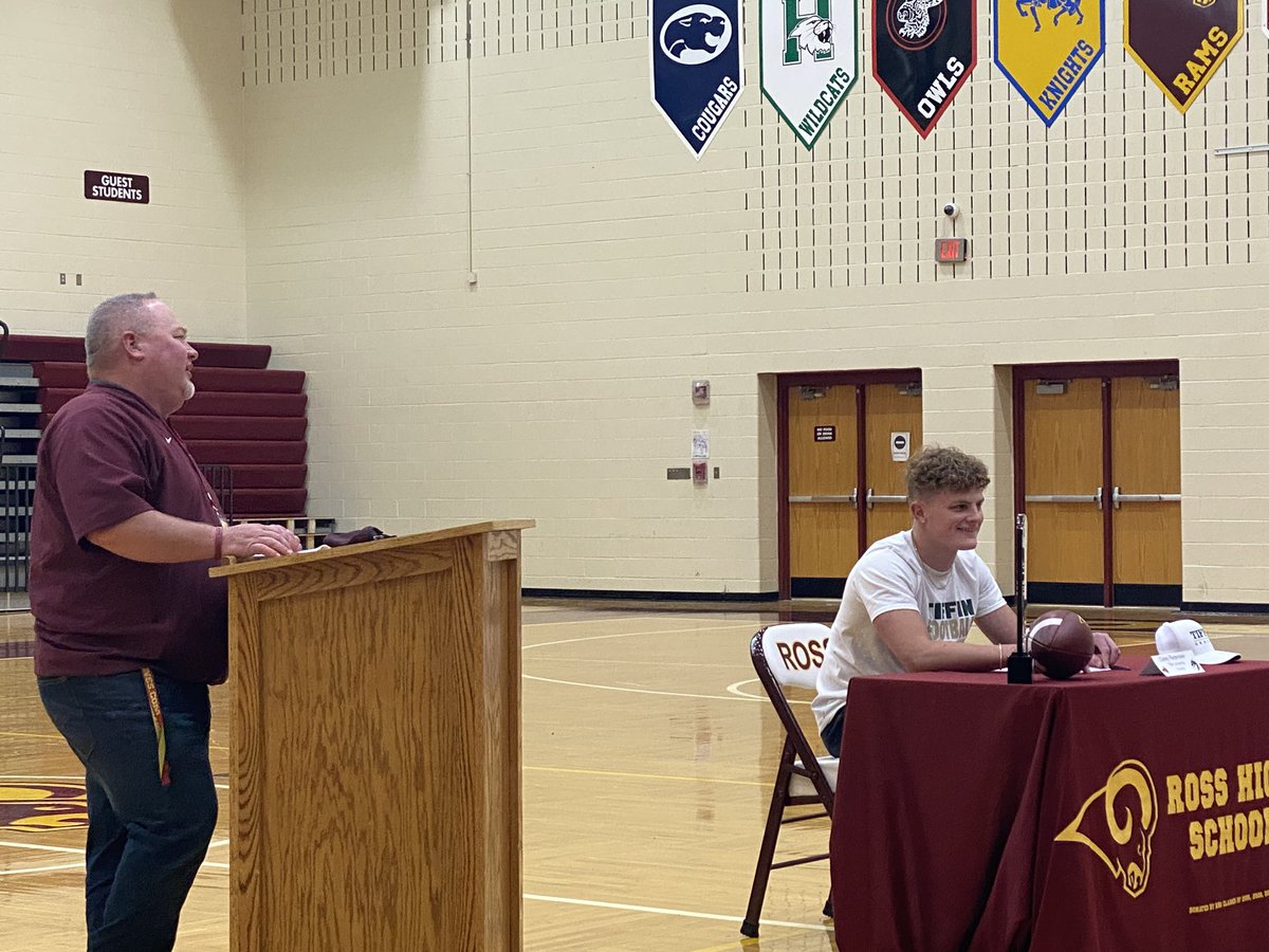 Congrats to Casey Redemeier on his commitment to Tiffin University!  #GoRAMS