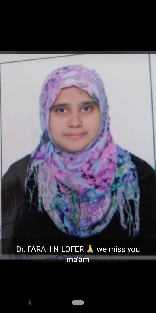 #Telangana: Week after giving birth to child, pediatrician dies of COVID in #Hyderabad. 

31 YO Dr. Farha, an Asst Professor in Pediatrics,lost her battle. 

After testing positive for COVID, she was admitted to ESRA hospital in old Hyderabad. She breathed her last on Wednesday.