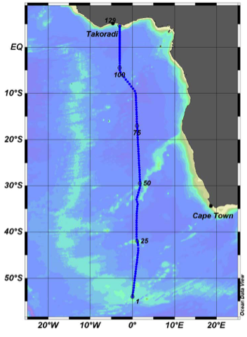 We have fantastic opportunities for students and early career scientists to sail on the US GO-SHIP A13.5 cruise in the Atlantic Ocean, in December 2021-March 2022! Deadline is May 31, 2021. Find the details here: usgoship.ucsd.edu/2021/05/12/sai…