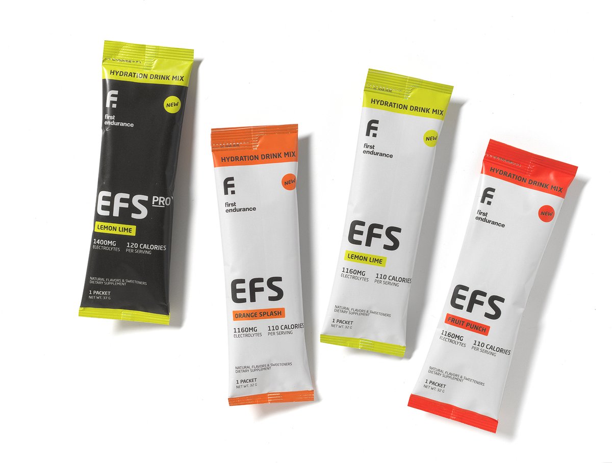 Coming soon...

EFS and EFS-PRO single serves will be available soon! There's no better way to take world class hydration with you on your bike, your run, or even stashed in your gear bag for exactly when you need it. Rewards members get early access!

firstendurance.com/rewards/