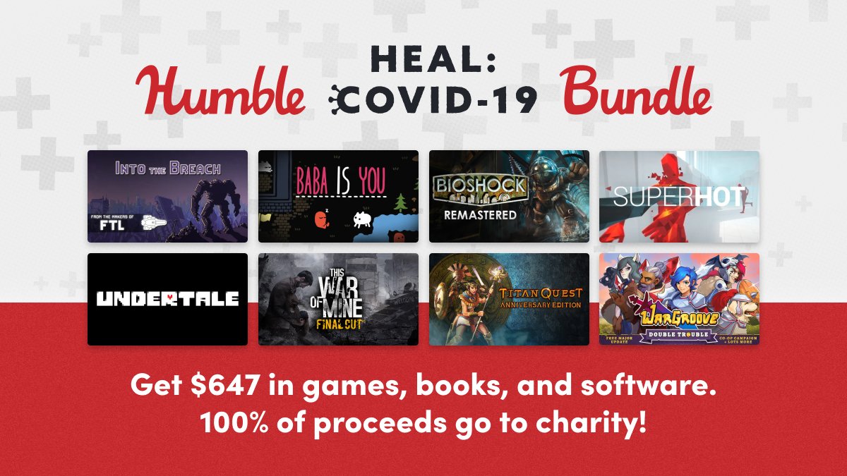 Humble Bundle unveils massive Conquer Covid-19 bundle