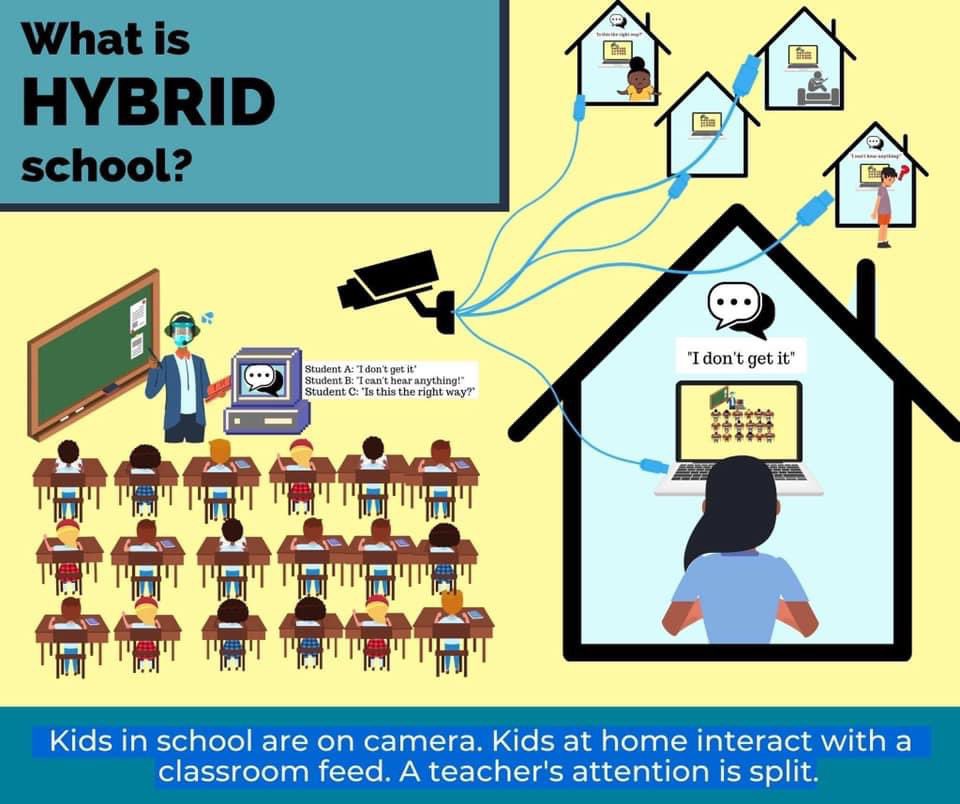 No to Hybrid! #ParentsAgainstHybridModel #NoToHybrid #StopHybrid