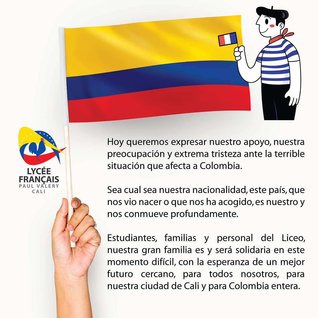 LFPVCali's tweet photo. ¡Estamos juntos! #Colombia 🇨🇴🇫🇷 https://t.co/6Ld20NxaPE