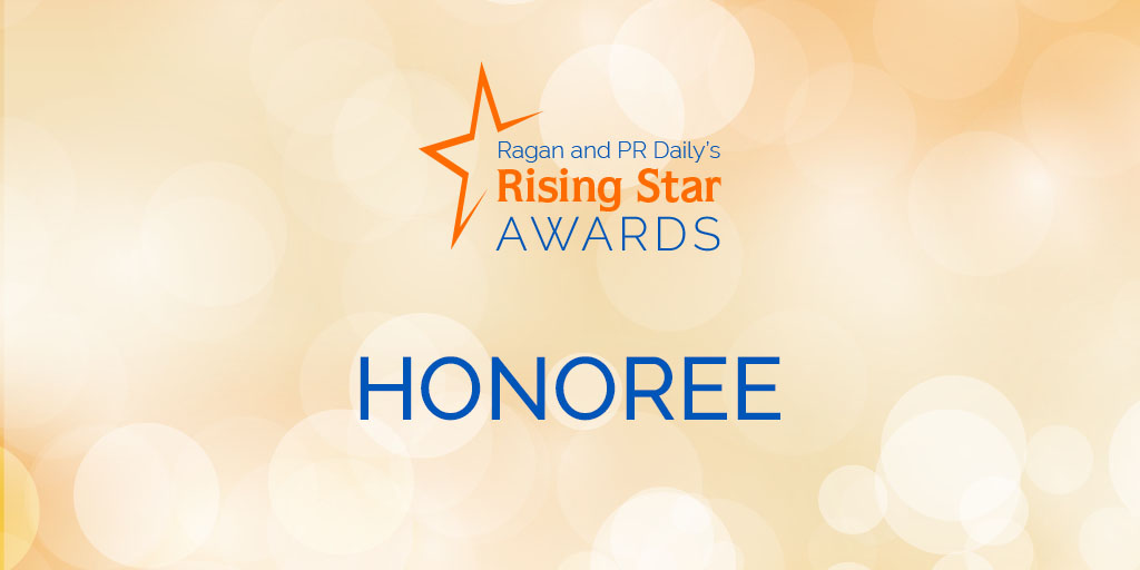 PRDaily's tweet photo. Cheers to Jordyn Holliday of @CollegeDuPage on your recognition as one of @RaganComms and @PRDaily’s Rising Star of the Year honorees! Learn more about his work: https://t.co/4Xw3Tyx3If #RaganAwards https://t.co/0wYzbI0miS
