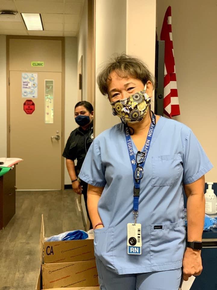 HumbleISD_AMS's tweet photo. Our nurse, LeQuyen Nguyen, has been a staple @ AMS for 16 yrs. During these last 2 school yrs of a global pandemic, Ms. Nguyen has gone above &amp; beyond to ensure AMS remains safe &amp; healthy. She was awarded our Staff Support Person of the Year! We ❤️ you! Thank u for everything. 🩺 https://t.co/5Rvs5BbHxf