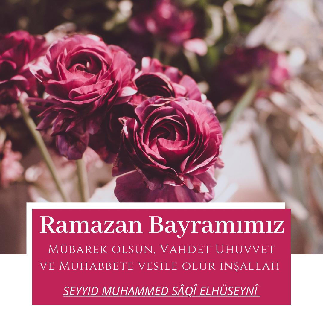 Bayramınız mübarek olsun