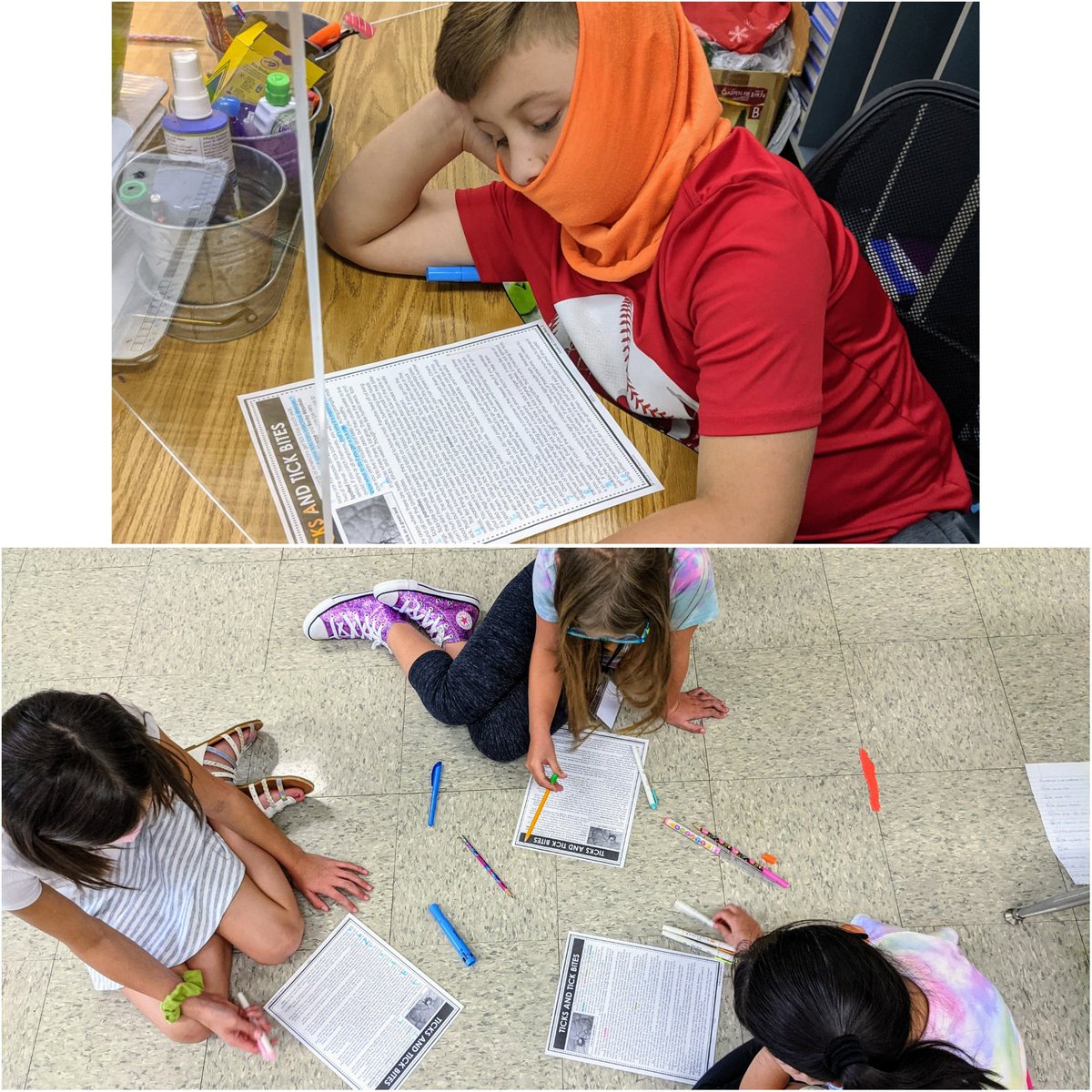 HelpfulHughes's tweet photo. EOG reading review doesn't have to be boring! Students have been reading passages that having interesting, relatable topics that are differentiated at their Lexile Level. They also have choice to work in a group or work alone! https://t.co/vhYg8M9liW