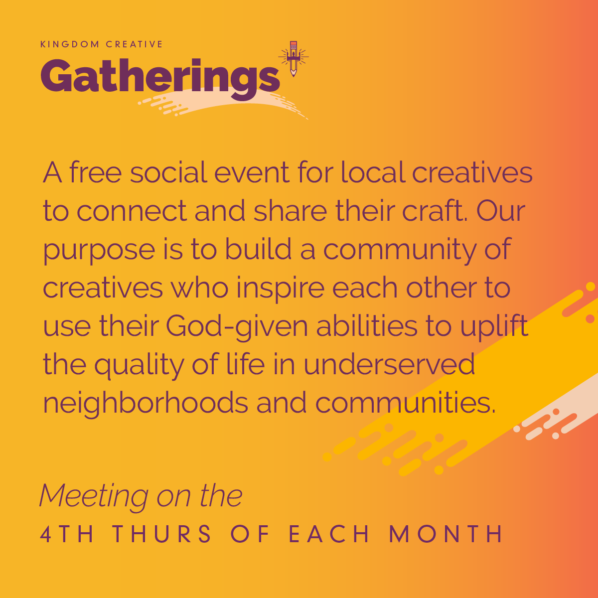 kgdmcreative's tweet photo. Grab a drink, grab a pen, and share your craft with creative friends! Gatherings are here to stay. Join us May 27 at 4pm PDT / 7pm EST as we hear from creatives as they discuss their work over drinks. 🍺☕️ #CreativesForGood #BelieveCreatively
https://t.co/a74gLwinLb https://t.co/0I1Vrg7kvb