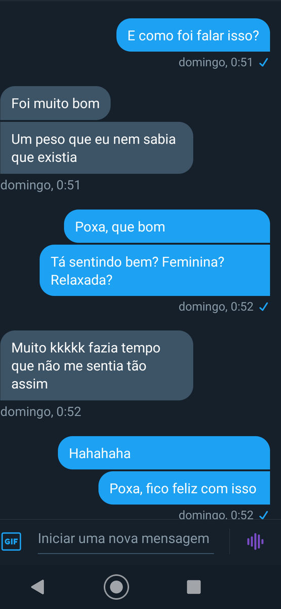 Femboyl17815720's tweet photo. @brasil_sissy @biancacroos Só pra exemplo, último feedback que eu tive aqui no twitter :D https://t.co/JdDLI7XjD2