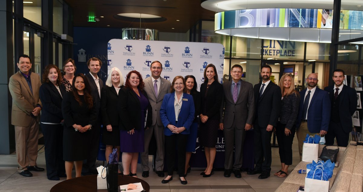 TarletonState's tweet photo. Tarleton and @BlinnCollege have signed an agreement that boosts educational opportunities for transfer students.

As part of the Distinguished College Partnership, Tarleton will provide annual scholarships to Blinn transfer students with a minimum 3.0 GPA. https://t.co/b0Ve7eCnyH https://t.co/4izISKEr5Q