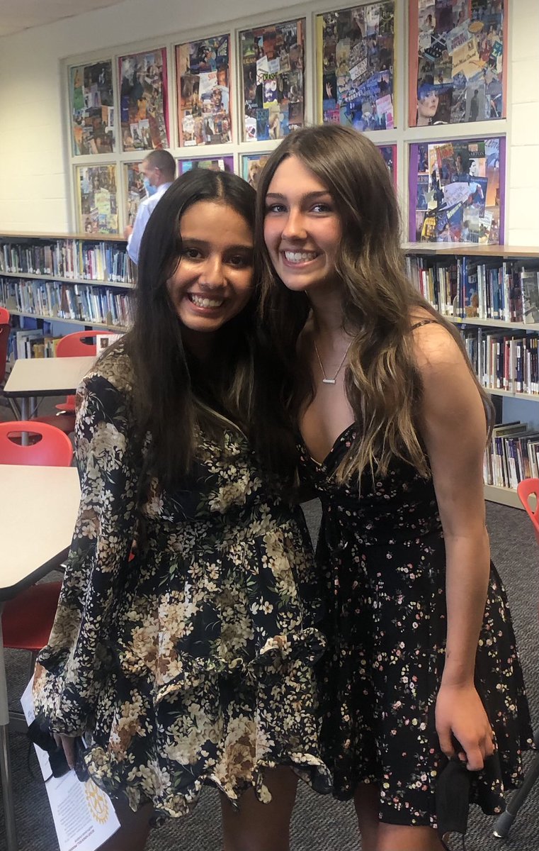 Allison and Schia making ⁦<a href="/bryanelementary/">Bryan Elementary MPS</a>⁩ proud as the 2021 Rotary Honorees! #proud2bMPS ⁦@MPSAndersenMS⁩
