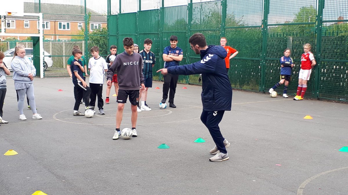 ⚽️ Numbers are growing at our newest #PLKicks site in Rushden! 🙌

🤔 Want to join? Sign up today! Head over to ntfccommunity.co.uk/pl-kicks now! 😆