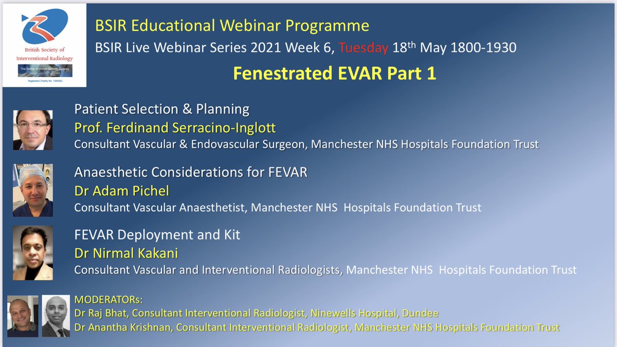 @manchester_IR (@manchester_ir) on Twitter photo Don’t miss this great line-up of speakers for next weeks BSIR FEVAR webinar <a href="/BSIR_News/">The British Society of Interventional Radiology</a> <a href="/BISRT_news/">BSIR Trainees</a> <a href="/BSETnews/">BSET</a> <a href="/MVCcmft/">MVCmft</a> Don’t miss this great line-up of speakers for next weeks BSIR FEVAR webinar <a href="/BSIR_News/">The British Society of Interventional Radiology</a> <a href="/BISRT_news/">BSIR Trainees</a> <a href="/BSETnews/">BSET</a> <a href="/MVCcmft/">MVCmft</a>