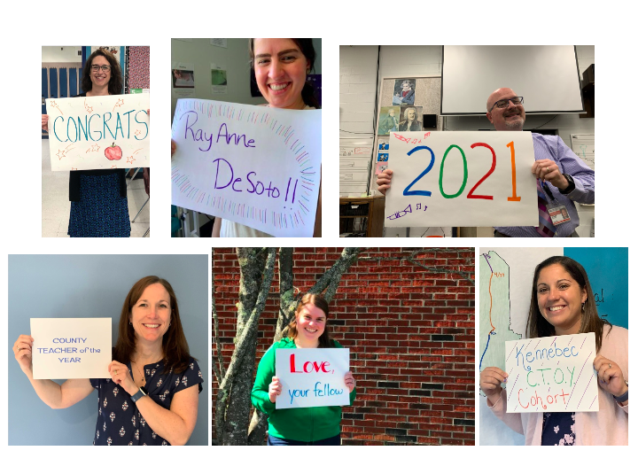 MahoneyLindsay's tweet photo. Congratulations RayeAnne!!! 2021 Kennebec County Teacher of the Year! ♥️ Kennebec County @DesotoRayeanne @MAINETOY https://t.co/d1FZnx5Uss
