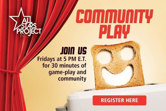 Community Play has a new link! Please complete the registration here to join us for 30 minutes play this Friday at 2 PM PT!

bit.ly/CommunityPlay2…
