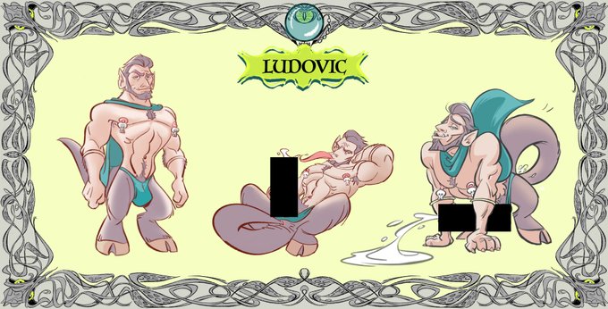 Introducing Ludovic, the second main character in Doc Quantum's Guide to Time Travel, a homoerotic comedy