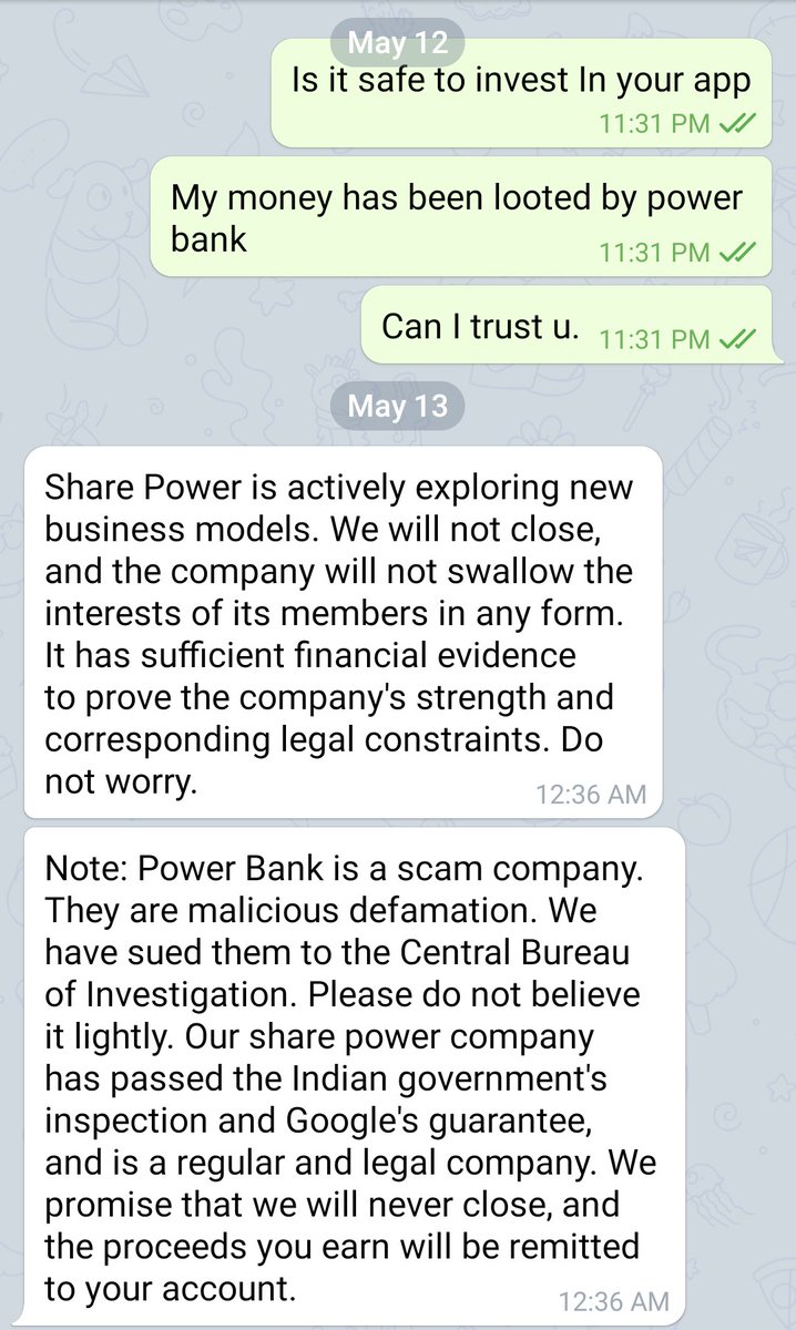 BGMB8's tweet photo. #powerbankscam
Any views regarding this ?? https://t.co/pzdh2KeVV8