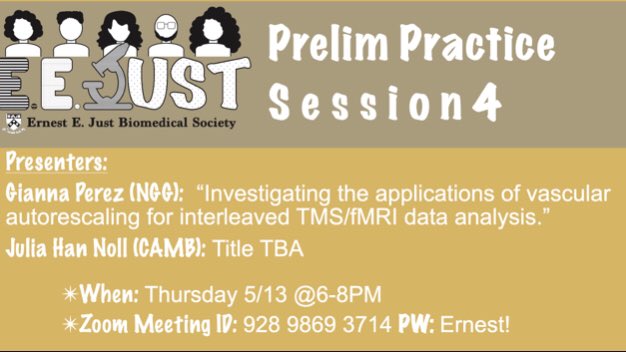 UPennEEJust's tweet photo. Join us tomorrow for our fourth prelim practice session! Gianna and Julia will present their awesome science! Link in bio! https://t.co/33eLxWOv1I