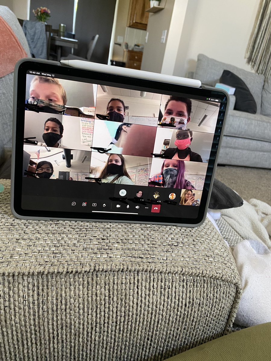 _MrsHalter's tweet image. My teacher heart was so full today when I introduced my newborn Maxwell to my 5th graders! Max definitely has a big fan club! So grateful for technology to make it possible #missthem #teach #newmama