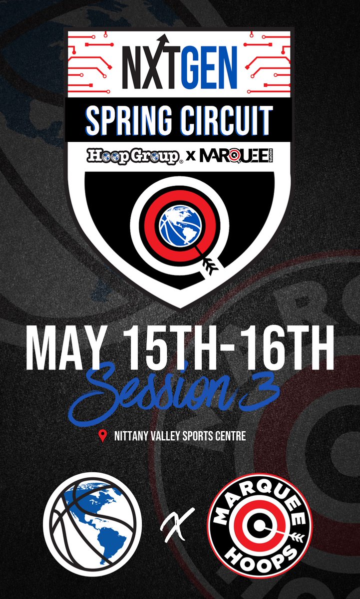 Marquee Hoops x Hoop Group Session 3️⃣ schedule is live! Tune in to all the action as teams look to position themselves for Championship Weekend 🏆!

🎥Live Streaming: marquee.bethebeast.com/btb/eventlivep…

📆Session 3 Schedule: basketball.exposureevents.com/167372/marquee…

🎟Spectator Pass: basketball.exposureevents.com/167372/e/payme…